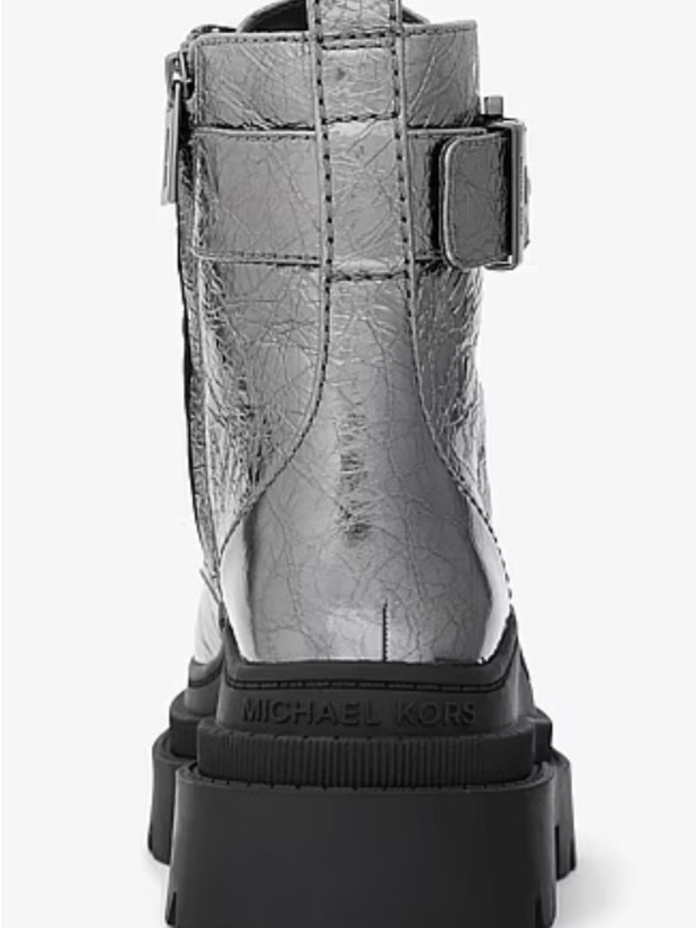 MK
Colby Crackled Metallic Leather Combat Boot - Picture 2 of 10